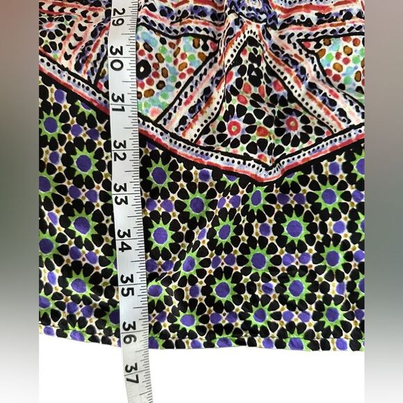 Anthropologie Maeve Baten Jewel Toned Smocked Dress Size X-Small. Boho - Picture 4 of 8